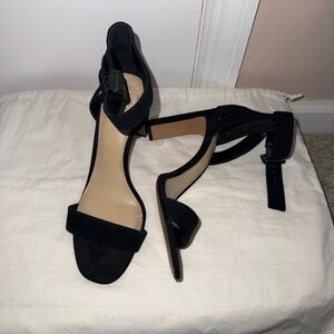 Vince Camuto Black Suede Heels